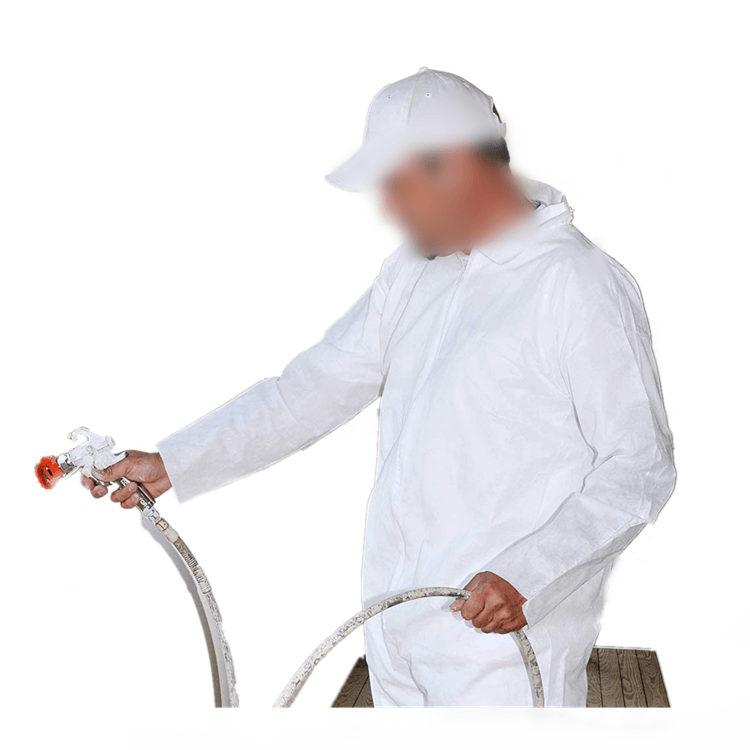 Macacão de proteção de pintor PP não tecido descartável à prova de poeira roupas de segurança resistente a produtos químicos macacão de trabalho